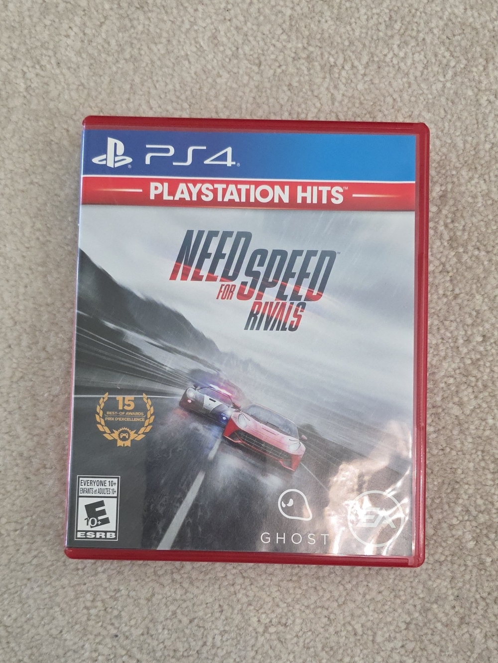 PS4 PlayStation Hits - Need for Speed Rivals (Red Case)